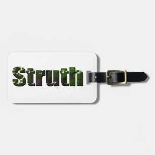 Struth ! Aussie Slang Word, Luggage Tag