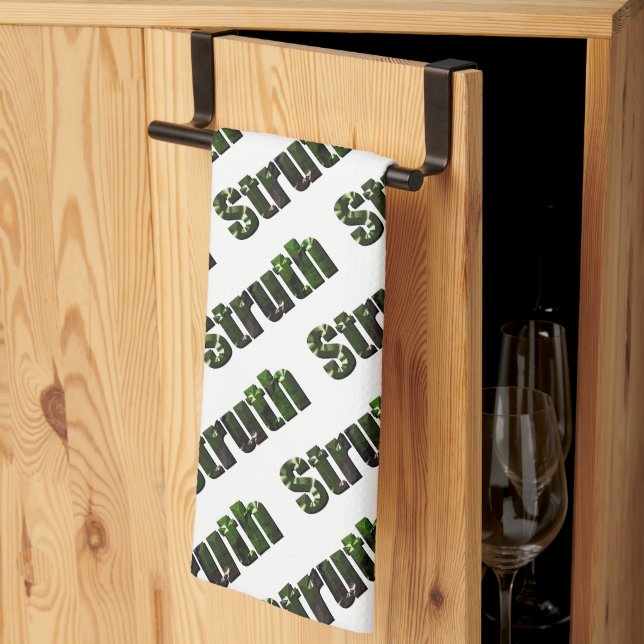 Struth ! Aussie Slang Word, Tea Towel (Thirds Fold)