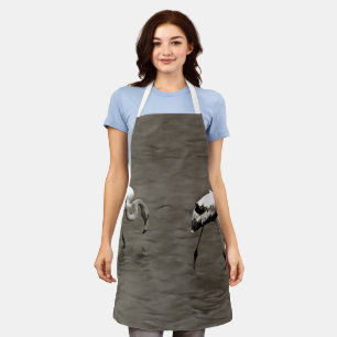 Strutt Like A Juvenile Artistic Flamingo In Gre Apron
