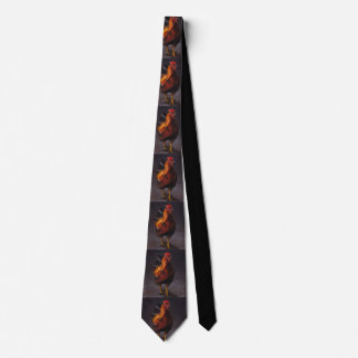 Strutting Rooster Bird Art Neck Tie