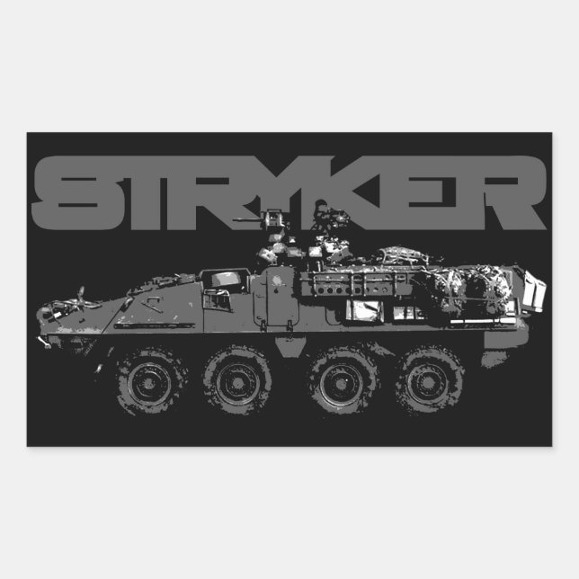 Stryker Rectangle Stickers (Front)
