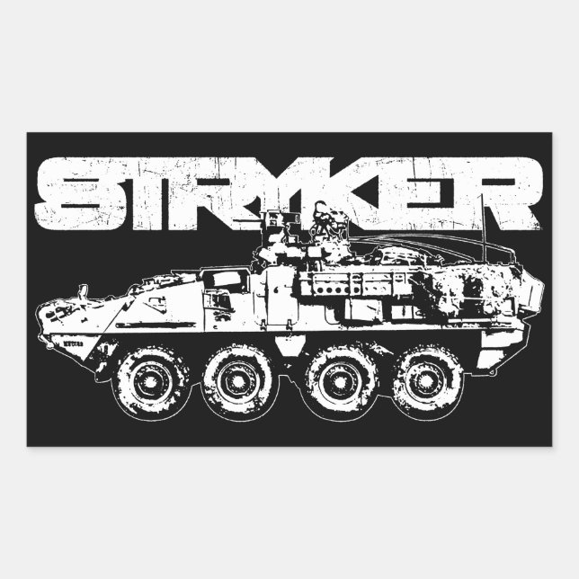 Stryker Rectangle Stickers (Front)
