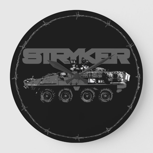 Stryker Round (Large) Wall Clock (Front)