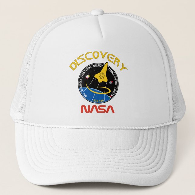 STS 120 Discovery Trucker Hat (Front)