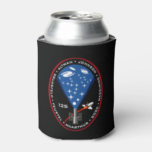STS 125 Hubble Space Telescope Mission Patch Can Cooler