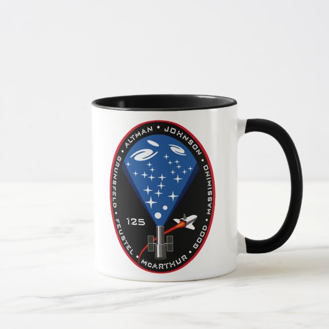 STS 125 Mission Patch Mug (Right)