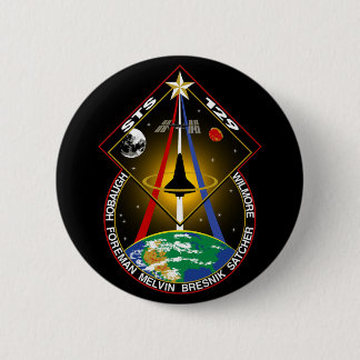STS 129 6 CM ROUND BADGE