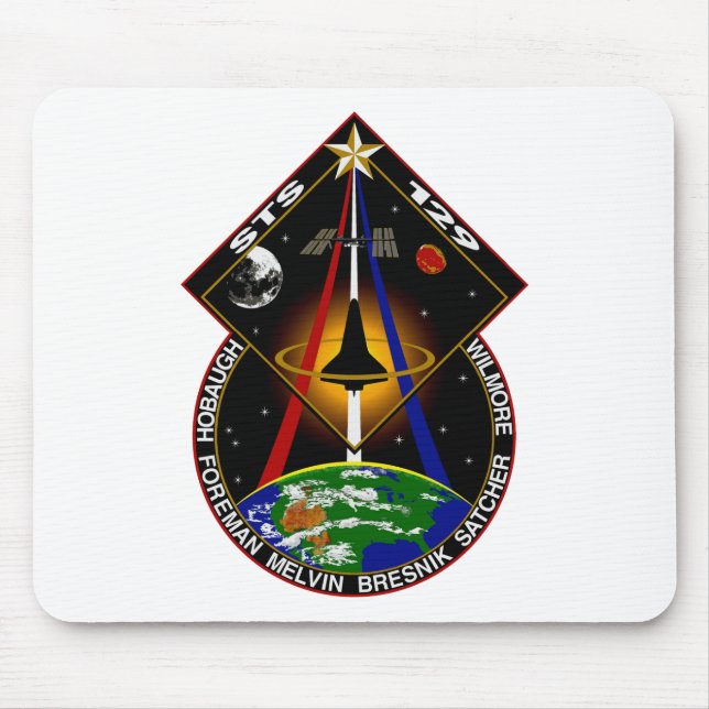STS 129 patch Mouse Pad (Front)