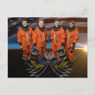STS-135_Official_Crew_Photo Postcard