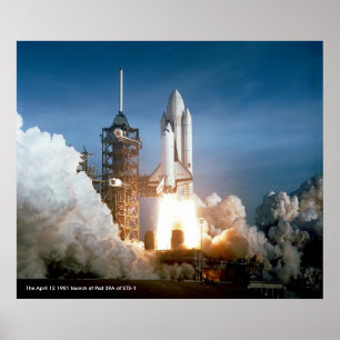 STS-1 Launch Poster