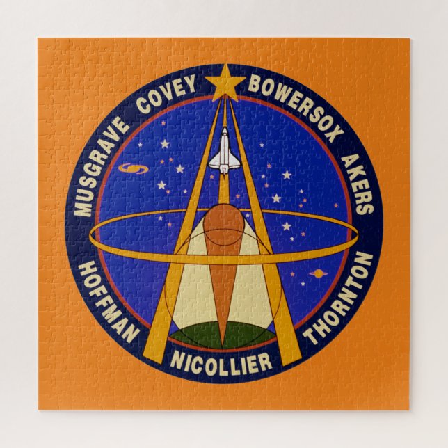 Sts-61-Mission Patch   Jigsaw Puzzle (Vertical)