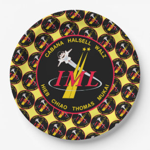 STS-65 Mission Insignia Paper Plate