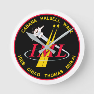 STS-65 Mission Insignia   Round Clock