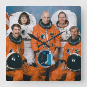 STS-80 SQUARE WALL CLOCK