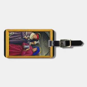 Sts. Cosmas and Damian Patron Saints of Healthcare Luggage Tag