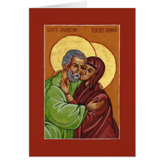 Sts Joachim & Anna Icon of Marital Love Card
