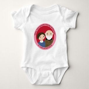 Sts. Louis and Zelie Martin Baby Bodysuit