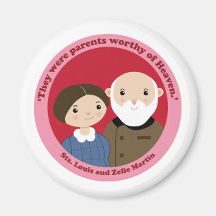 Sts. Louis and Zelie Martin Magnet