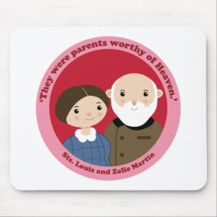 Sts. Louis and Zelie Martin Mouse Pad