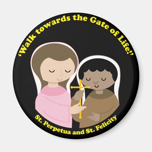 Sts. Perpetua and Felicity Magnet (Front)