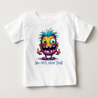 Stu 001 Mini Troll Personalised Baby T-Shirt