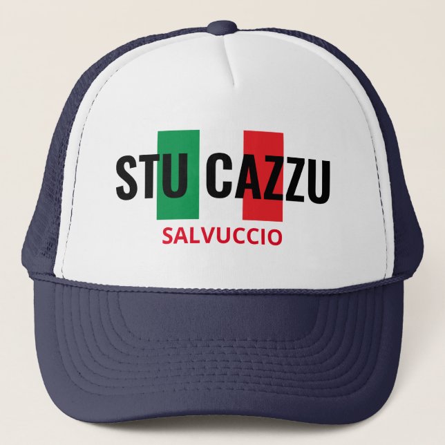 Stu Cazzu Personalised Trucker Hat (Front)