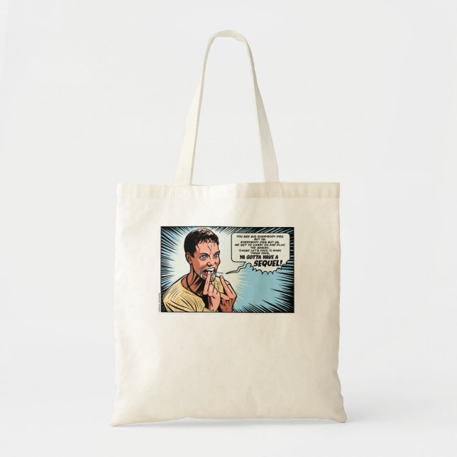 Stu Macher Scream Movie Comic Adaption Panel Art C Tote Bag (Front)