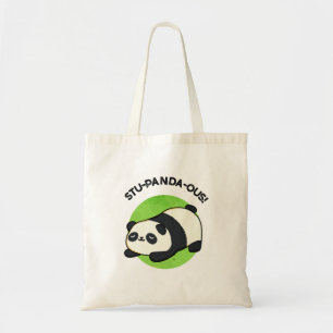 Stu-panda-ous Funny Panda Pun  Tote Bag