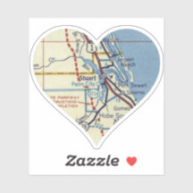 Stuart FL Vintage Map