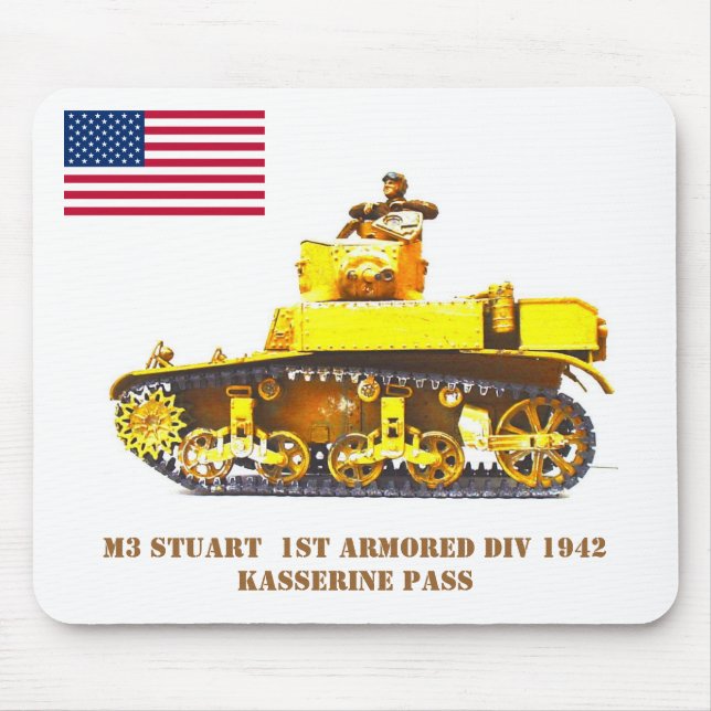 Stuart Light Tank ... Mouse Pad (Front)