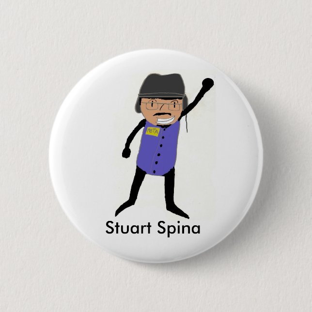 Stuart Spina Button - Customised (Front)