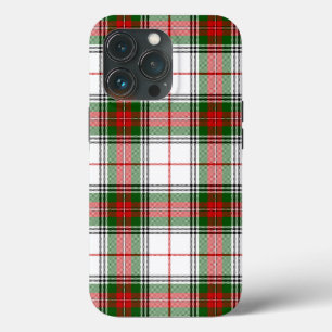 Stuart / Stewart Red Green White Plaid iPhone 13 Pro Case
