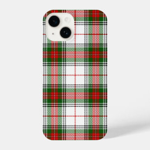Stuart / Stewart Red Green White Plaid iPhone 14 Case