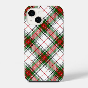 Stuart / Stewart Red Green White Plaid iPhone 14 Case
