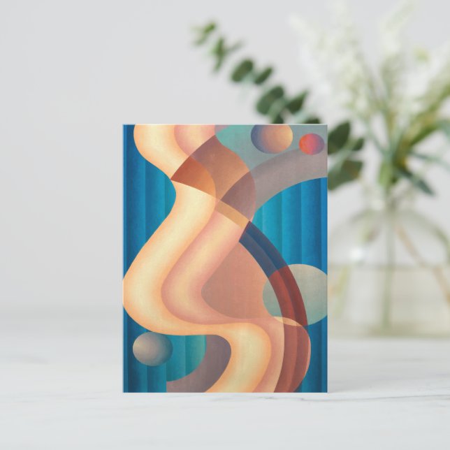 Stuart Walker - Composition no. 61 Postcard (Standing Front)