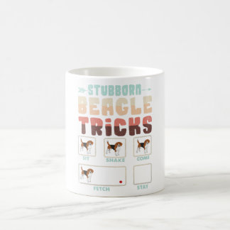 Stubborn Beagle Tricks Coffee Mug