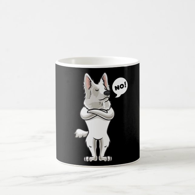 Stubborn Berger Blanc Suisse Coffee Mug (Center)