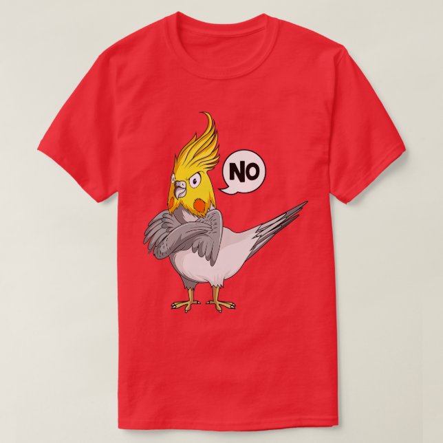 Stubborn Cockatiel Bird Lovers Kids Women  T-Shirt (Design Front)