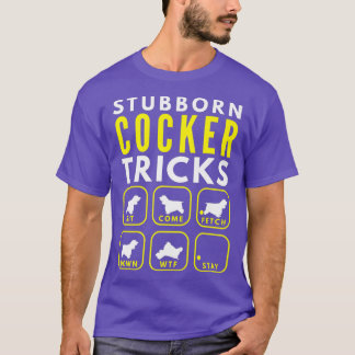 Stubborn Cocker Tricks - Dog Training Premium T-Shirt