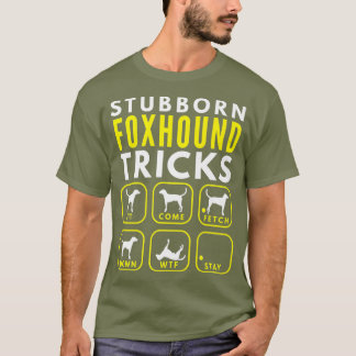 Stubborn Foxhound Tricks - Dog Training Premium T-Shirt