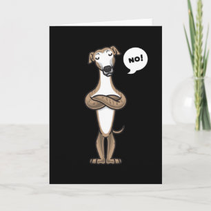 Stubborn Great Dane Dog Card