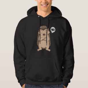 Stubborn Hedgehog Kids Boys Girls Hoodie
