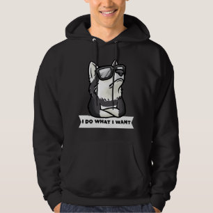 Stubborn Pomsky Dog Funny Hoodie