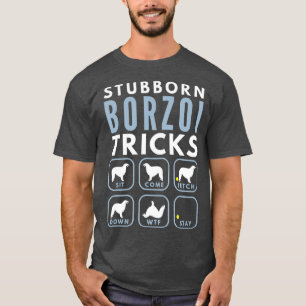 Stubborn Russian Hunting Sighthound Tricks - Dog T-Shirt