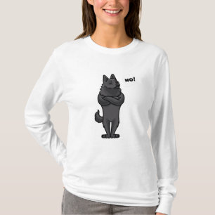 Stubborn Schipperke Dog funny T-Shirt