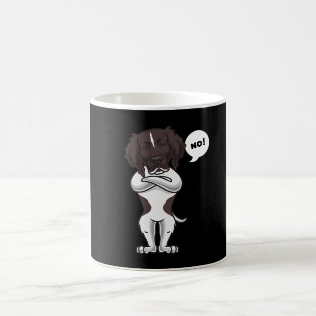 Stubborn Small Munsterlander Dog Coffee Mug (Center)