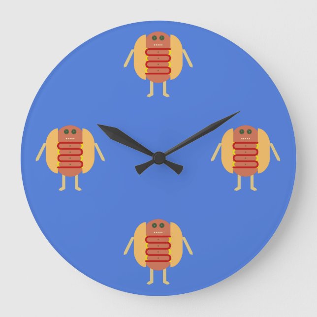Stubby Lil Weenie Large Clock (Front)