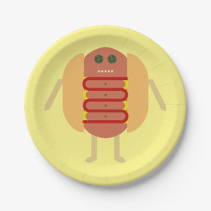 Stubby Lil Weenie Paper Plate