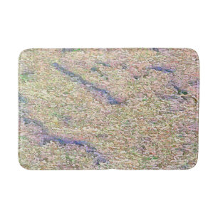 Stucco Green Sea Bath Mat