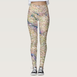 Stucco Green Sea Leggings